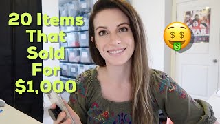 20 Items that Sold For $1,000! What Sold on eBay? Thrifted Items to Resell for a Profit!