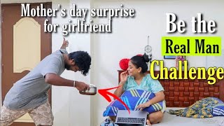 *Surprising her* Be the Real Man Challenge- Taking care of my Girlfriend on mothers day-DIML RJvlogs