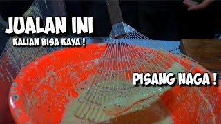 SERGAP DAGANGAN DISINI ! JUALAN PISANG NAGA PERTAMA DI INDONESIA nemu ini di GEROBAKAN !