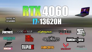 RTX 4060 Laptop : Test in 14 Games - RTX 4060 Gaming test