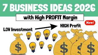 7 Business Ideas with HIGH Profit Margins in 2026