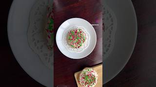 Christmas Sugar Cookies 🍪🥛🎅🏼 | Sprinkle-Filled + Cream Cheese Frosting #cookiesrecipe #cookies