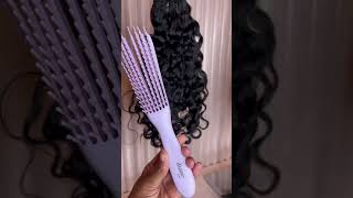 YUMMY EXTENSIONS: Benefits of using a Denman brush on your curly hair extensions