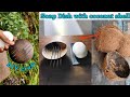 how to make a Soap Dish with coconut shell | DIY craft ideas