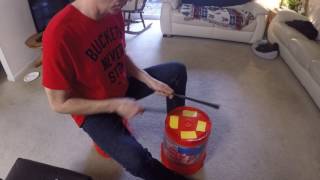 Wavin' Flag (Bucket Drumming)
