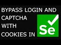 Reuse cookies in Selenium with Python