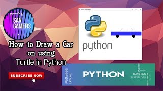 Easy way to draw Car on Python3.8.0 using Turtle|| 2019 Python||