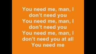 Ed Sheeran: You Need Me, I Don't Need You - Lyrics (+ Album Version)