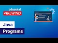 Java Programs | Java Practice Programs For Beginners | Java Program | Edureka | Java Live-1
