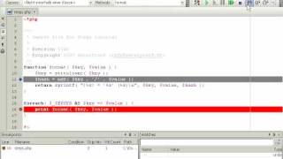 PHPEdit Debugger steps tutorial