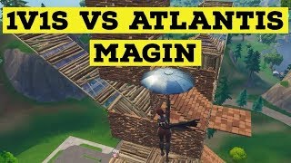 1v1s VS one of the fastest builders in fortnite - Atlantis Magin