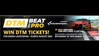 DTM BEAT THE PRO LAUZITSRING HOTLAP M4 GT3 RACEROOM