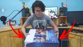 UNBOXING PS4 PRO INSANO, VOU DESAFIAR VOCÊS + MEIO SETUP !!!
