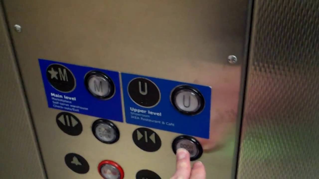 Schindler Hydraulic Showroom Elevator At Ikea Centennial Co Youtube