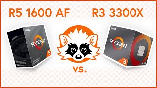 AMD Ryzen 5 1600 AF vs. AMD Ryzen 3 3300X CPU Gaming Benchmark Comparison 2020