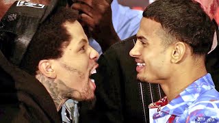 GERVONTA DAVIS GETS ANGRY & GOES AT IT WITH ROLLY ROMERO AT FACE OFF IN FINAL PRESSER IN NEW YORK