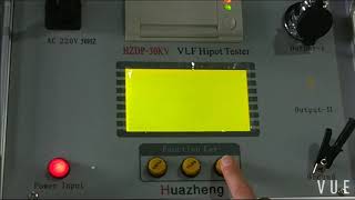 HZDP 30KV VLF Hipot Tester Operating Video