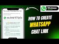 Create a WhatsApp Chat Link in Minutes with EASY Steps 2025