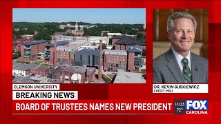Clemson Board of Trustees names next university president