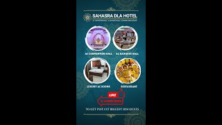 Sahasra DLA Hotel 🏨 | Hotel With Home Like Comfort | Luxury AC Rooms In Warangal #Warangal #Hotel