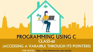 PROGRAMMING USING C CLASS-60 (Accessing a variable through its pointer)