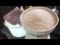 grinding rice flour with a whisper mill for gluten free recipes