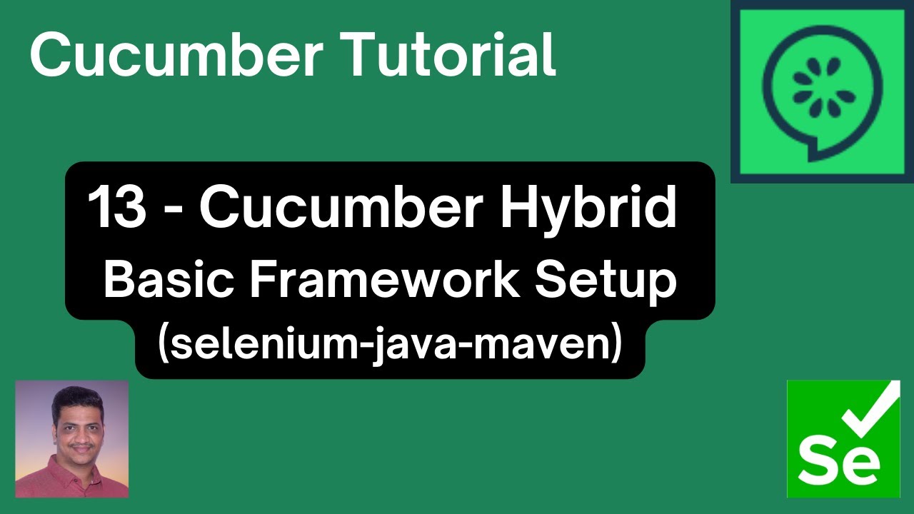 13 | Cucumber Tutorial | Cucumber BDD Framework Creation - YouTube