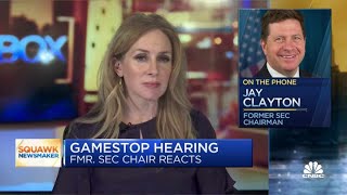 Former SEC chief Jay Clayton explains why he says the GameStop hearing was 'terrific'