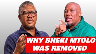 WHY BHEKI MTOLO WAS REMOVED AS ANC KZN PROVINCIAL SECRETARY