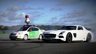The Stig vs. GOOGLE Street View Car | Top Gear