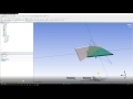 ansys fluids video 1.2 rocket geometry and coarse mesh