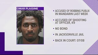 Mugshot released for man accused of shooting at JSO officer and K9