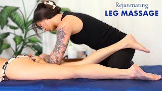 😊 Professional Leg Massage: Lower Body Massage for Glutes \u0026 Hamstrings ❤️