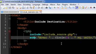 PHP & MySQL Tutorial 44 Including PHP Files YouTube