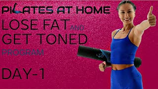 30-Minute Workout Burn Fat and Get Toned | Pilates At Home Session 1