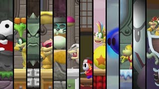 Newer Super Mario Bros. Wii - All Bosses