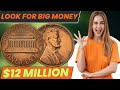 TOP 10 MOST VALUABLE LINCOLN PENNY -Rare penny WORTH BIG MONEY! COINS WORTH MONEY