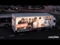 one direction this is us the advertisement truck ran in shibuya