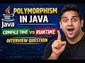 Java Polymorphism Explained 🔥 Compile Time vs Runtime | Real Example | Interview Questions #29