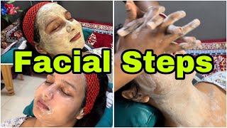 പാർലറിൽ പോകാൻ പറ്റാത്തവർക്കും ഇനി ഇത് കണ്ട് facial  ചെയ്യാം|Parlour Facial Handmovements#facial