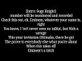 Nick Cannon - The invitation (Eminem diss lyrics)