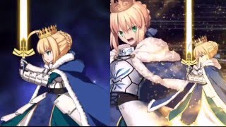 【Fate/GO】 エクスカリバー【宝具リニューアル】比較