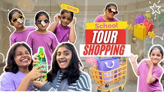 Diya's School Tour Shopping | Tour പോകാൻ 5 Cooling Glass , 4 തൊപ്പി | Shopping Vlog