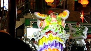 神戸・元町　南京町・中華街　中秋祭の獅子舞