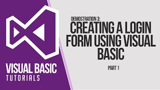 VB Tutorials: Creating Login Form using Visual Basic (Part 1)