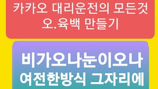 슬기로운 대리기사/비가오나눈이오나 여전한 방식으로 그자리에 1월7일8일목,금