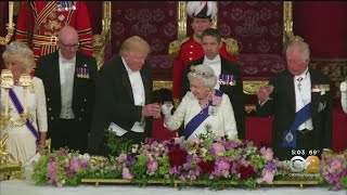 President Trump Dines With Queen Elizabeth II