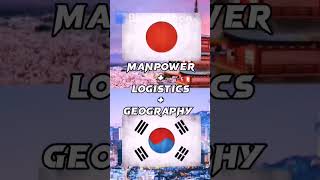 Japan 🇯🇵 vs South korea 🇰🇷 #countries #comparison #capcut #edits