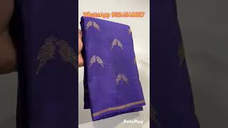 #Pure#kanchipuram silk sarees handwoven with 1\u00262g pure jari traditional pattern#whatsapp 9324546827