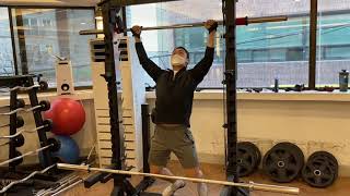 2020.12.2 Pullup OHP Squat